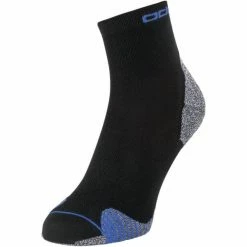 Offres 🎁 Chaussettes Trail Running ODLO MEDIUM CERAMICOOL RUN 2 LOT DE 2 BLACK-WHITE-NEBULAS BLUE 21 Noir / Blanc / Bleu 😀