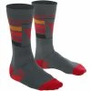 Le moins cher 🔥 Chaussettes Vélo DAINESE HG HALLERBOS DARK-GRAY/RED 21 Gris / Rouge 😀
