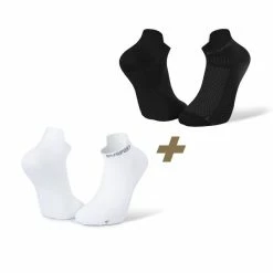Les meilleures critiques de ⭐ Chaussettes Trail Running BV SPORT LIGHT 3D ULTRA COURTE X2 BLACK/WHITE 22  Blanc / Noir 👍