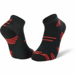 Meilleur prix 🎁 Chaussettes Trail Running BV SPORT TRAIL ELITE BLACK/RED 21 Noir ✨
