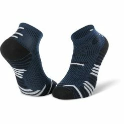 Offres 🔔 Chaussettes Trail Running BV SPORT TRAIL ELITE BLUE/BLACK 22  Bleu 🔥