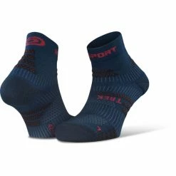 Budget ⌛ Chaussettes Randonnée BV SPORT TREK EVO BLUE/RED 21 Bleu 🥰
