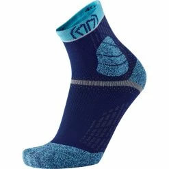 Meilleur prix ❤️ Chaussettes Trail Running SIDAS TRAIL PROTECT BLUE / TURQUOISE 22 Bleu ⭐