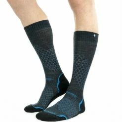 Meilleure affaire 👏 Chaussettes Randonnée LA CHAUSSETTE DE FRANCE GLACIERS GREY BLUE 22 Gris 🎁 -Chaussettes sport Soldes 9 89368 glaciers gris bleu 153223793g 7 03