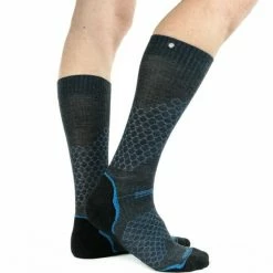 Meilleure affaire 👏 Chaussettes Randonnée LA CHAUSSETTE DE FRANCE GLACIERS GREY BLUE 22 Gris 🎁 -Chaussettes sport Soldes 9 89368 glaciers gris bleu 153223793g 7 04