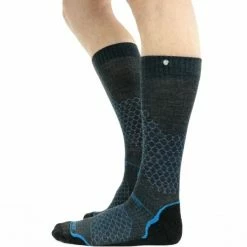 Meilleure affaire 👏 Chaussettes Randonnée LA CHAUSSETTE DE FRANCE GLACIERS GREY BLUE 22 Gris 🎁 -Chaussettes sport Soldes 9 89368 glaciers gris bleu 153223793g 7 05