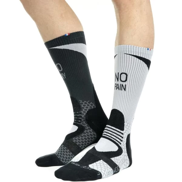 Meilleure affaire 🎁 Chaussettes Trail Running LA CHAUSSETTE DE FRANCE ROCK AND RUN WHITE BLACK 22 Gris / Noir 😀 6 Meilleure affaire 🎁 Chaussettes Trail Running LA CHAUSSETTE DE FRANCE ROCK AND RUN WHITE BLACK 22 Gris / Noir 😀 – Image 4