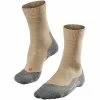 Grosses soldes ❤️ Chaussettes Randonnée FALKE TK5 W NATURE MEL 23 Beige / Gris ✔️