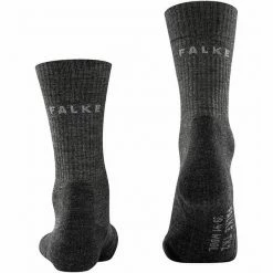 Promo 🔔 Chaussettes Randonnée FALKE TK2 WOOL SMOG 23 Gris 🎉 -Chaussettes sport Soldes 9 90654 16394 3150 03