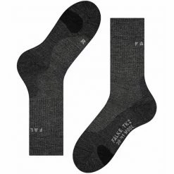 Promo 🔔 Chaussettes Randonnée FALKE TK2 WOOL SMOG 23 Gris 🎉 -Chaussettes sport Soldes 9 90654 16394 3150 06