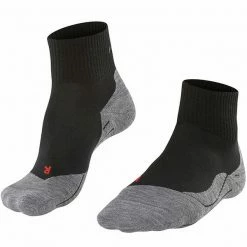 Acheter 🥰 Chaussettes Randonnée FALKE TK5 SHORT BLACK-MIX 23 Noir / Gris ⌛