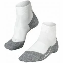 Acheter 👍 Chaussettes Trail Running FALKE RU4 LIGHT SHORT WHITE-MIX 22 Blanc / Gris ✔️