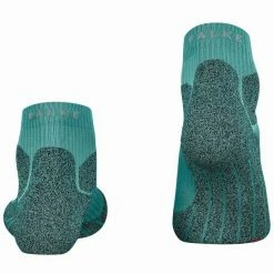 Promo ⭐ Chaussettes Trail Running FALKE RU TRAIL W TURQUOISE 22 Bleu 🎁 -Chaussettes sport Soldes 9 90693 ru trail w turquoise 16794 6960 03