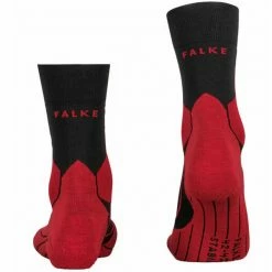 Promo 🔔 Chaussettes Trail Running FALKE STABILIZING COOL BLACK 23 Noir / Rouge 💯 -Chaussettes sport Soldes 9 90697 stabilizing cool black 16077 3008 02