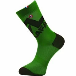 Nouveau ✨ Chaussettes Vélo RAFA'L BIG LOGO GREEN/BLACK 21 Vert 💯