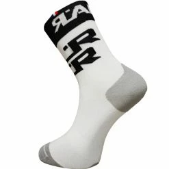 Offres ✨ Chaussettes Vélo RAFA'L ATTACK WHITE BLACK 21 Blanc / Noir ❤️