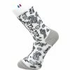 Meilleure affaire 😀 Chaussettes Vélo RAFA'L FUNNY WHITE GRAFFITY 22 Blanc / Noir 😀 -Chaussettes sport Soldes 9 91451 691 wgr 01