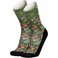 Budget 🛒 Chaussettes Vélo PULLIN LONG PINAVERD 21 Noir / Vert 🛒