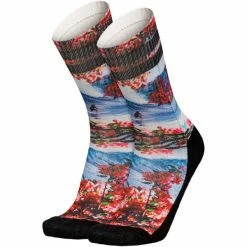 Meilleure affaire 🎉 Chaussettes Vélo PULLIN LONG PINKWAV 21 Bleu / Noir / Rouge ⌛