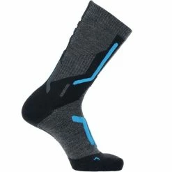 Nouveau 🔥 Chaussettes De Ski UYN MAN SKI CROSS COUNTRY 2IN 🧦 SOCKS ANTHRACITE/BLUE 23 Noir / Gris / Bleu 👏 -Chaussettes sport Soldes 9 94888 s100245 g036 02