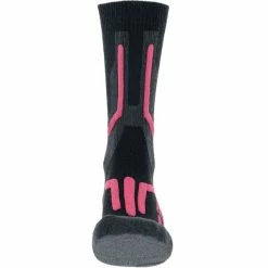 Nouveau ✔️ Chaussettes De Ski UYN LADY SKI CROSS COUNTRY 2IN 🧦 SOCKS BLACK/PINK 23 Noir / Gris / Rose ❤️ -Chaussettes sport Soldes 9 94889 s100246 b093 04
