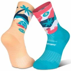 Promo ❤️ Chaussettes Trail Running BV SPORT TRAIL ULTRA DBDB FOURNAISE 21 Multicolore ⭐