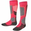 Budget ❤️ Chaussettes De Ski FALKE SK2 KIDS PINK 23 Rose / Gris 🤩