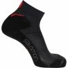 Budget 😉 Chaussettes Trail Running SALOMON 🧦 SOCKS SPEEDCROSS ANKLE EBONY/RACING RED 22 Noir 🎉 -Chaussettes sport Soldes 9 97329 socks speedcross ankle ebony racing red lc1780900 01